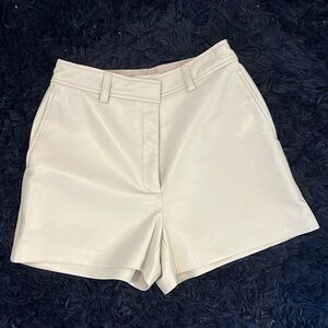 Babaton leather shorts